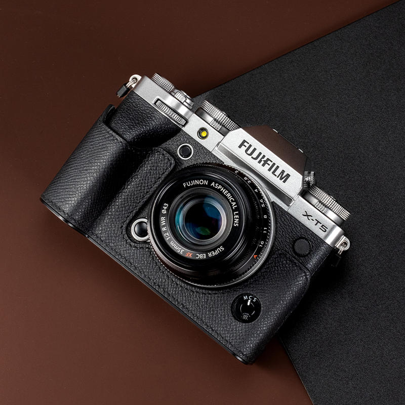Real Leather Camera Bag Case Cover For Fuji XT5 X-T5 X-T30II XT30II XS20 X-S20 - Picture 27 of 36