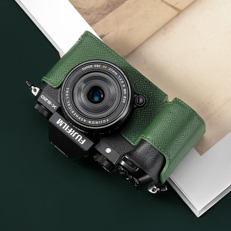 Real Leather Camera Bag Case Cover For Fuji XT5 X-T5 X-T30II XT30II XS20 X-S20 - Picture 30 of 36