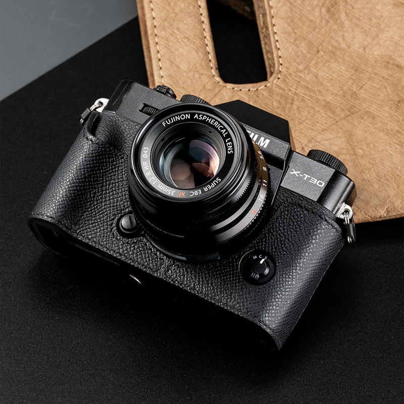 Real Leather Camera Bag Case Cover For Fuji XT5 X-T5 X-T30II XT30II XS20 X-S20 - Picture 35 of 36