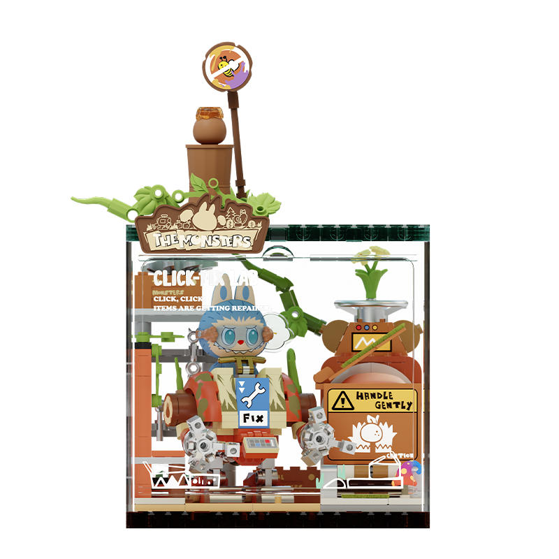 Labubu Forest Secret Base Series Building Blocks Set Figure