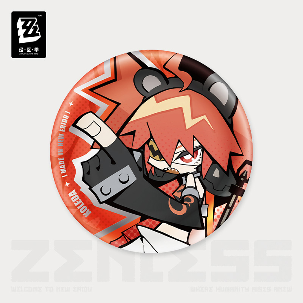 ZZZ miHoYo Zenless Zone Zero Badge Official Cute Belobog Anton Ben Grace Koleda - Picture 8 of 9