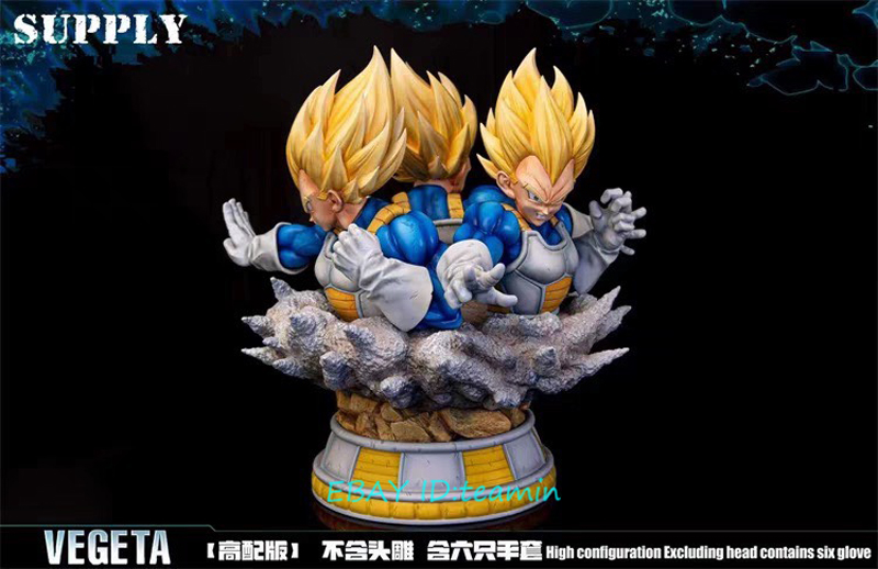 Supply Studio P1S Dragon Ball Vegeta Bust Head Sculpt Base Accessories In Stock