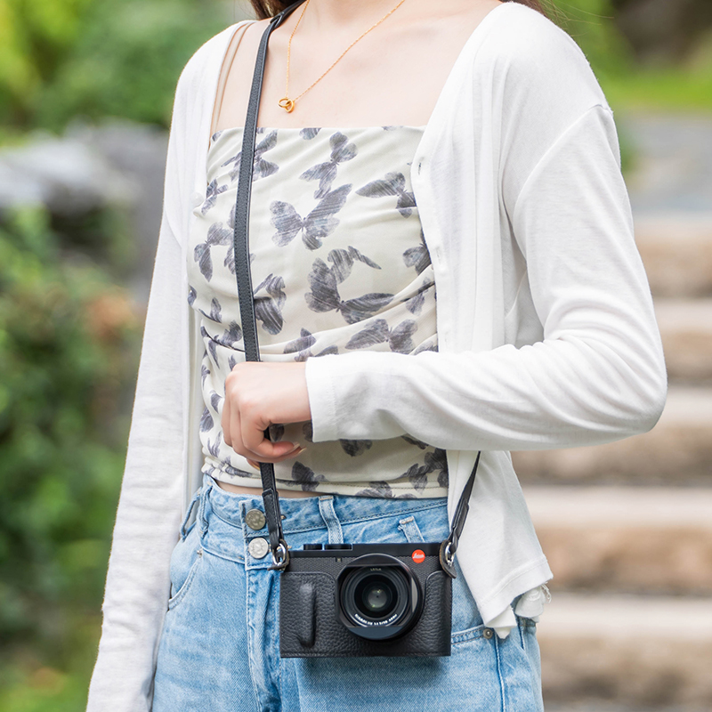 Genuine Real Leather Camera Bag Protect Case For Leica D-LUX8 DLUX8 Q3 Sofort 2 - Picture 55 of 58