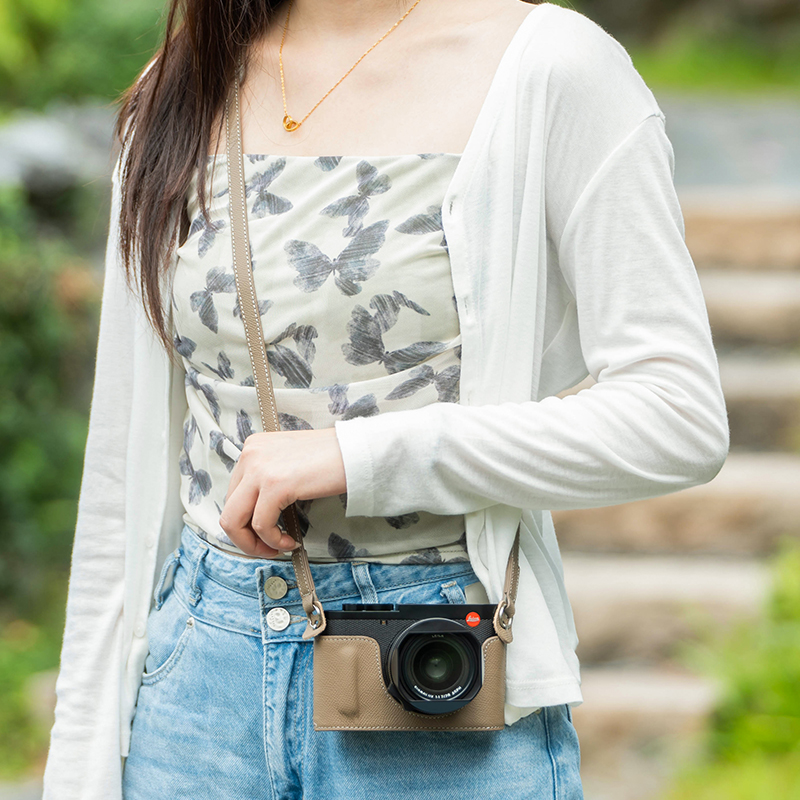 Genuine Real Leather Camera Bag Protect Case For Leica D-LUX8 DLUX8 Q3 Sofort 2 - Picture 57 of 58