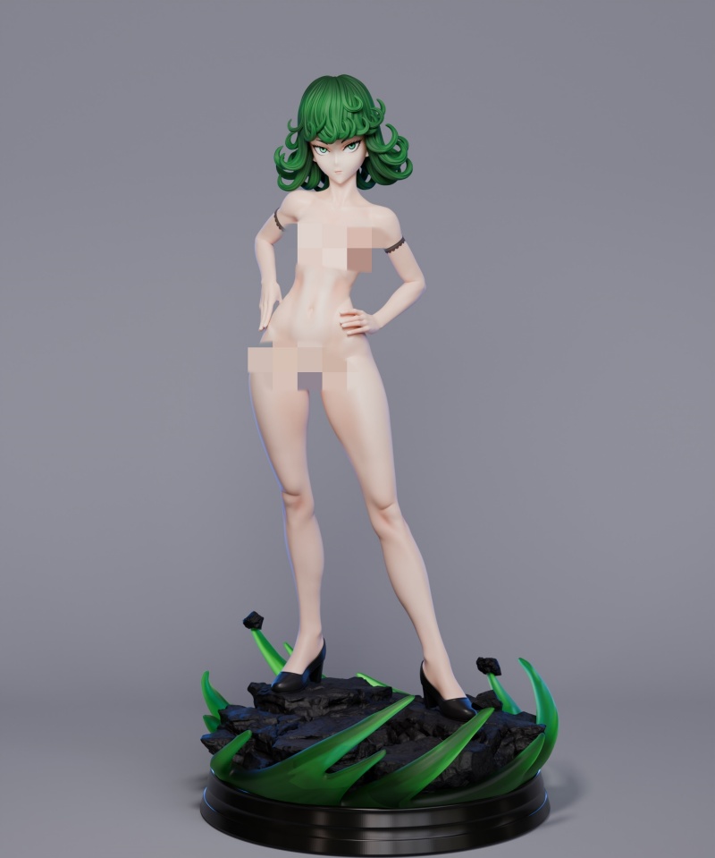 Anime Tatsumaki 1/8 1/6 Unpainted GK Models 3D Print Figure Resin Kits 26cm 35cm - Picture 10 of 10