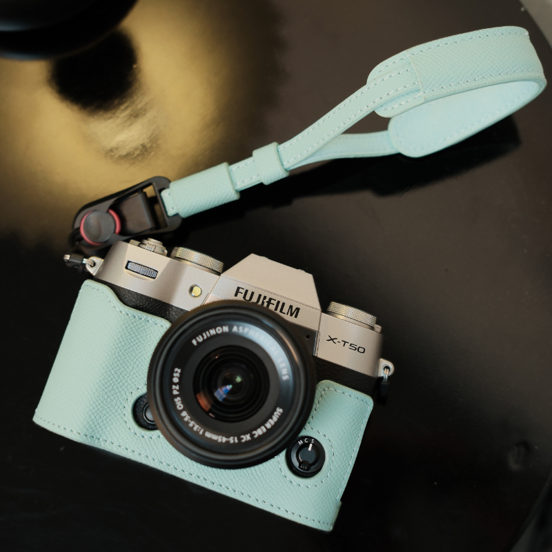 Genuine Leather Camera Bag Protect Case Belt For Fuji X100VI XT5 XT30 XT50 XS20 - Picture 23 of 31