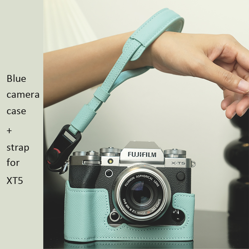 Genuine Leather Camera Bag Protect Case Belt For Fuji X100VI XT5 XT30 XT50 XS20 - Picture 26 of 31
