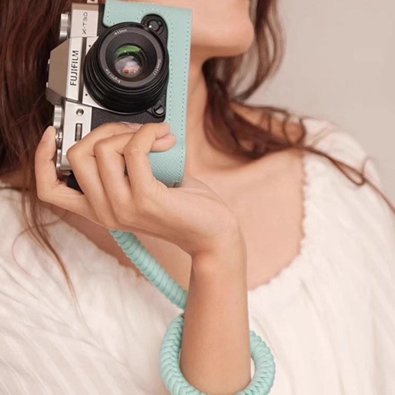 Genuine Leather Camera Bag Protect Case Belt For Fuji X100VI XT5 XT30 XT50 XS20 - Picture 29 of 31