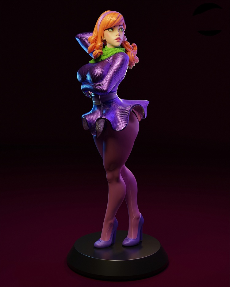 Daphne 1/4 Unpainted GK Model 3D Print Figure Unassembled Resin Garage Kit 48cmH - Picture 9 of 11
