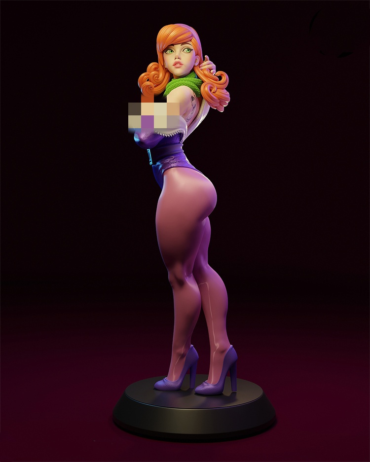 Daphne 1/4 Unpainted GK Model 3D Print Figure Unassembled Resin Garage Kit 48cmH - Picture 11 of 11