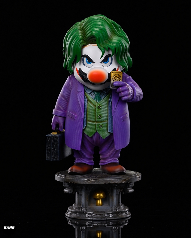 PG STUDIO Joker Plumber 18cm/7in Figurine Gk Statue Designer Toy In Stock Gift