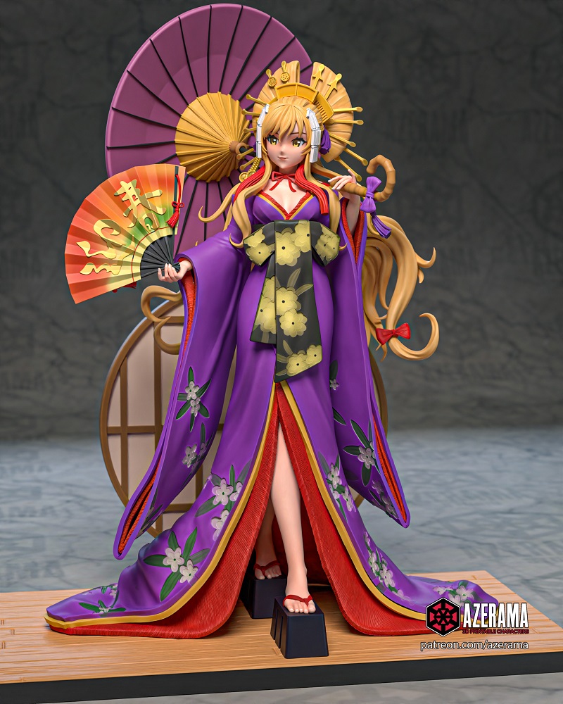 Yakumo Yukari 1/10 1/8 Figure Unpainted GK Model 3D Printed