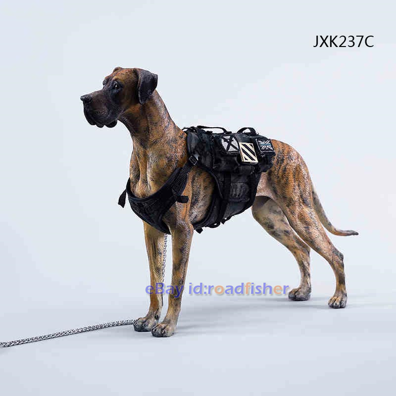 JXK 1/6 Gran Modelo Danés Lindo Perro Animal Figura Colección Decoración Juguete EN STOCK - Imagen 27 de 28