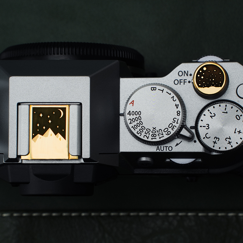 Metal Camera Hot Shoe Cover Shutter button For Leica Sony Canon Nikon Fujifilm - Picture 31 of 34