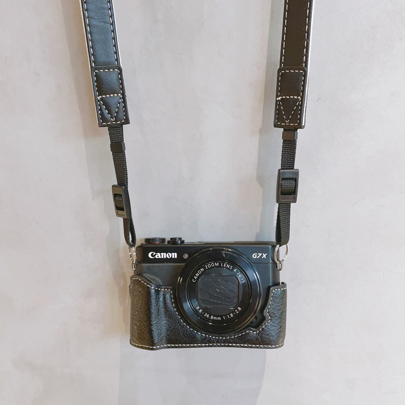 PU Leather Camera Bag Case Cover Base Neck Belt For Canon G7X3 G7X2 G7X MarkIII - Picture 39 of 41