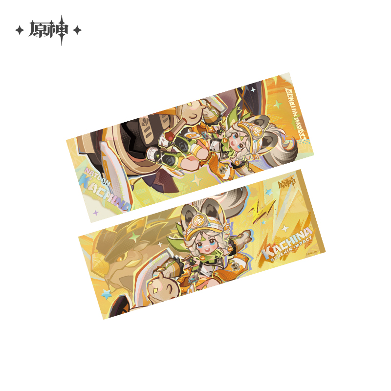 miHoYo Genshin Impact Laser Collection Tickets Kinich Kachina Mualani Official - Picture 4 of 5
