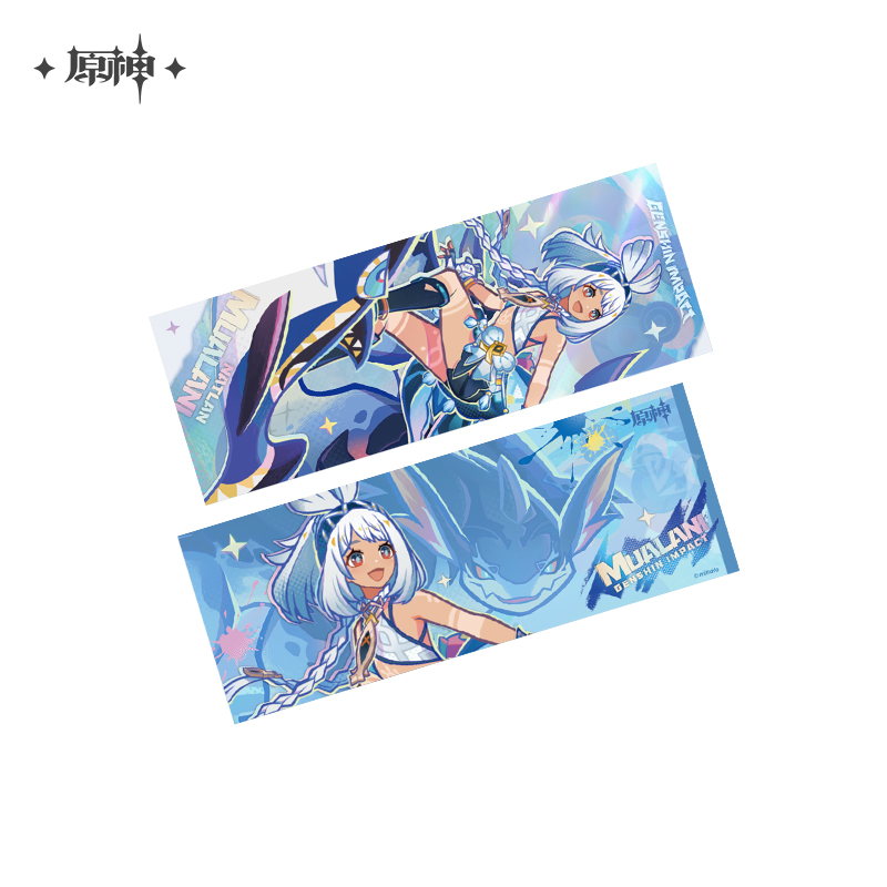 miHoYo Genshin Impact Laser Collection Tickets Kinich Kachina Mualani Official - Picture 5 of 5
