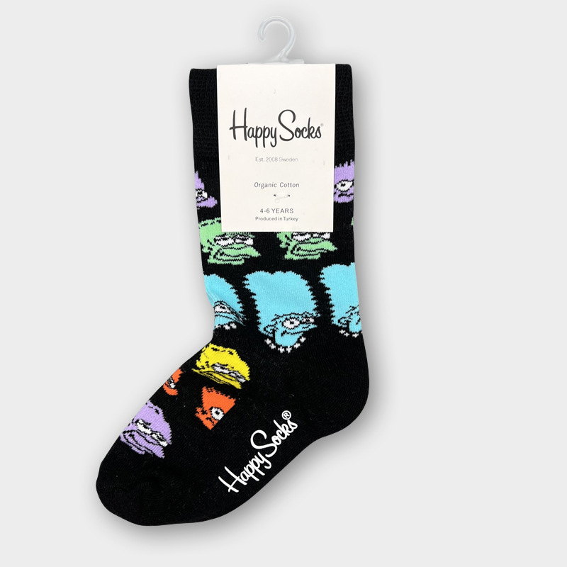 happy socks children's socks cotton socks autumn and winter dopamine cartoon - Picture 83 of 91