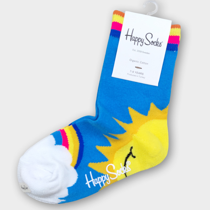 happy socks children's socks cotton socks autumn and winter dopamine cartoon - Picture 88 of 91