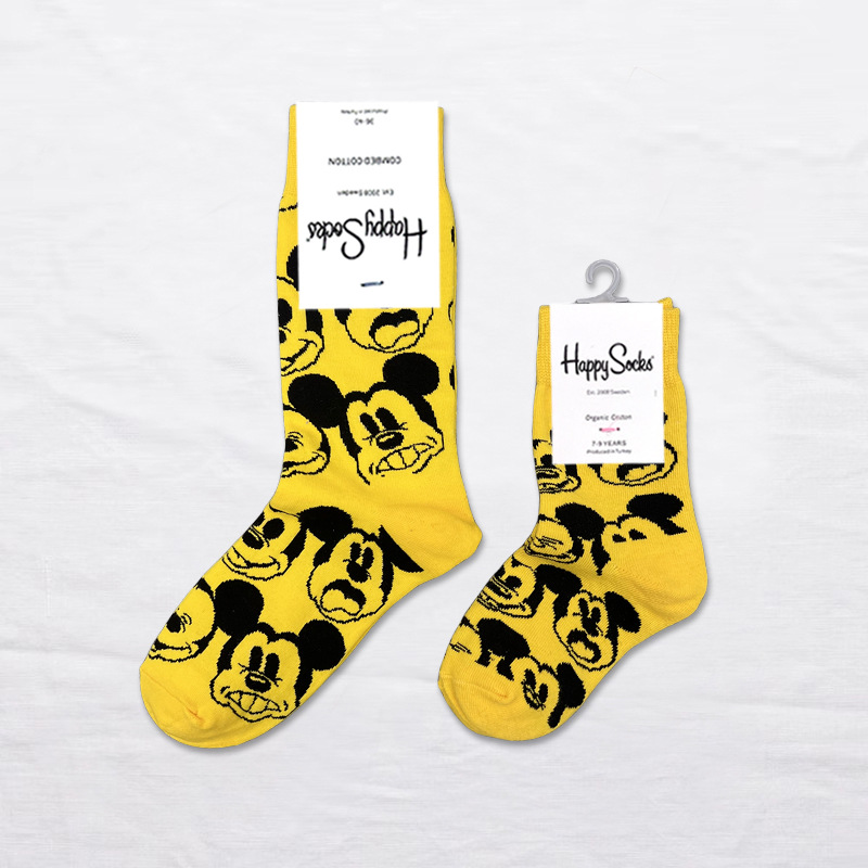 Happy Socks children's socks mid tube socks men and women wear lovely wholesale - Picture 22 of 120