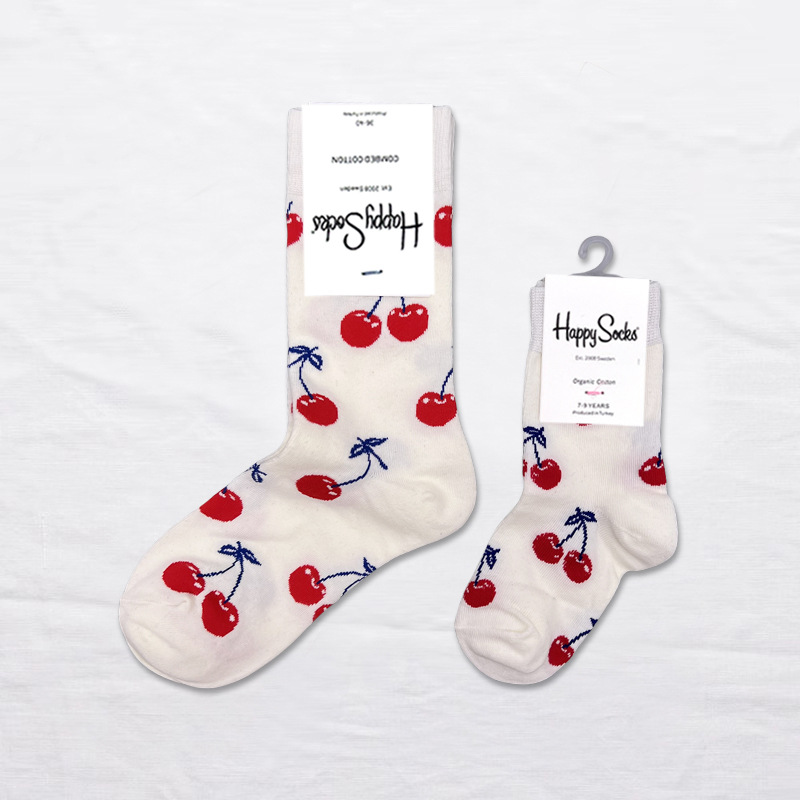 Happy Socks children's socks mid tube socks men and women wear lovely wholesale - Picture 23 of 120