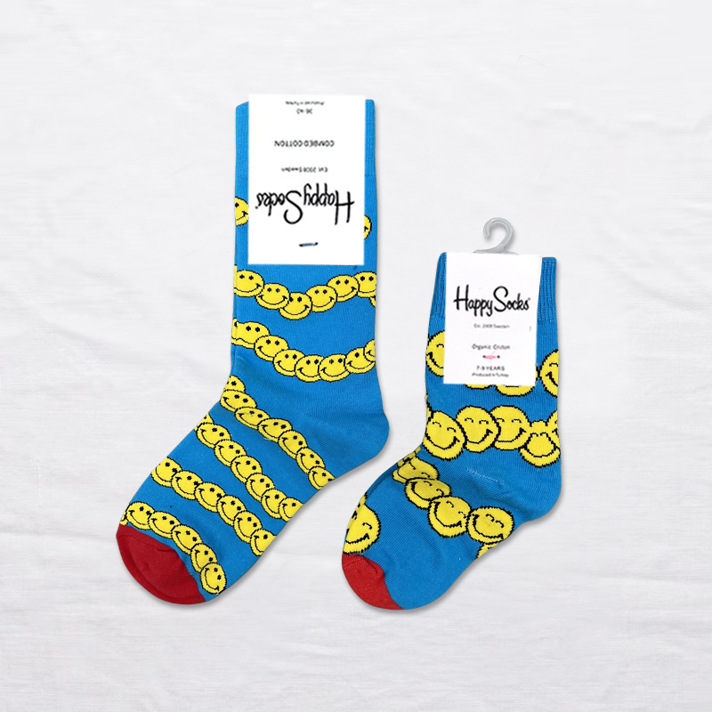 Happy Socks children's socks mid tube socks men and women wear lovely wholesale - Picture 24 of 120