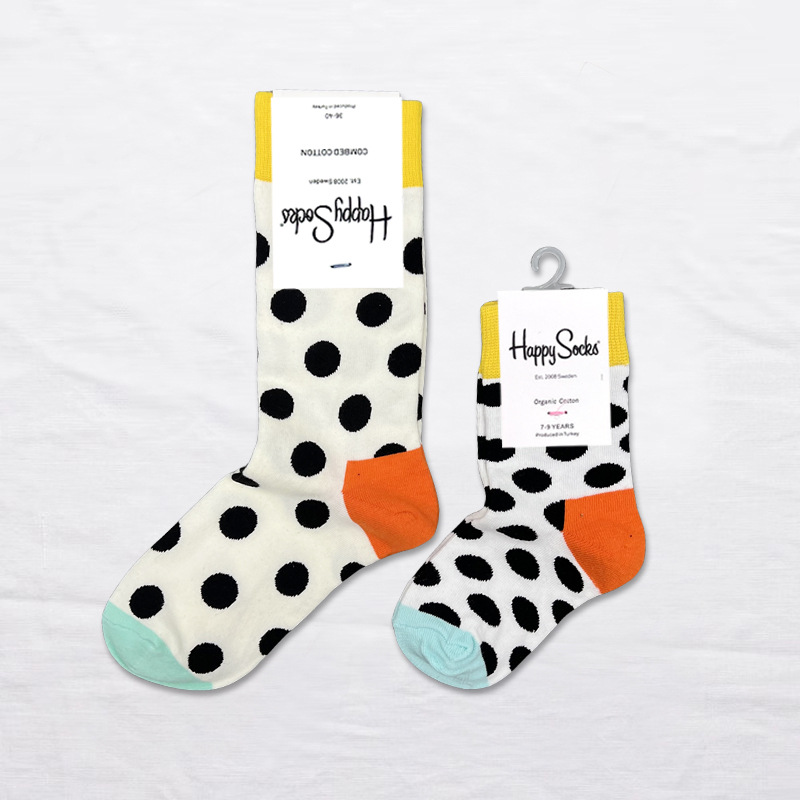 Happy Socks children's socks mid tube socks men and women wear lovely wholesale - Picture 26 of 120