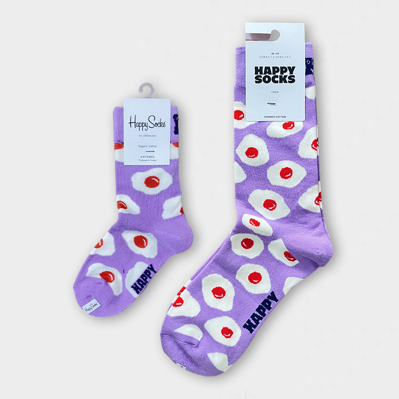 Happy Socks children's socks mid tube socks men and women wear lovely wholesale - Picture 32 of 120
