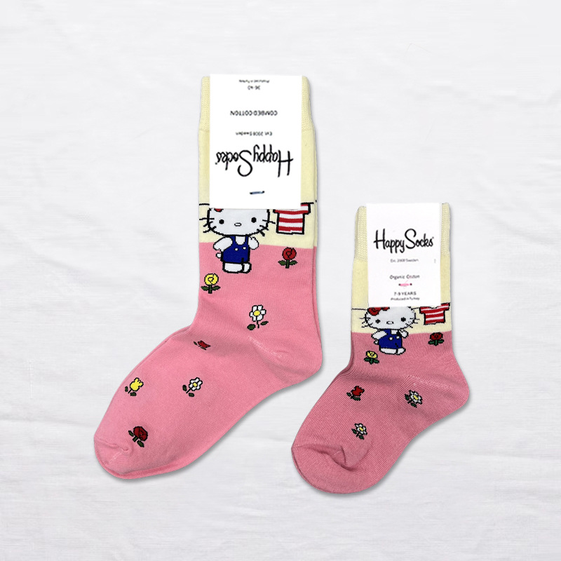 Happy Socks children's socks mid tube socks men and women wear lovely wholesale - Picture 34 of 120