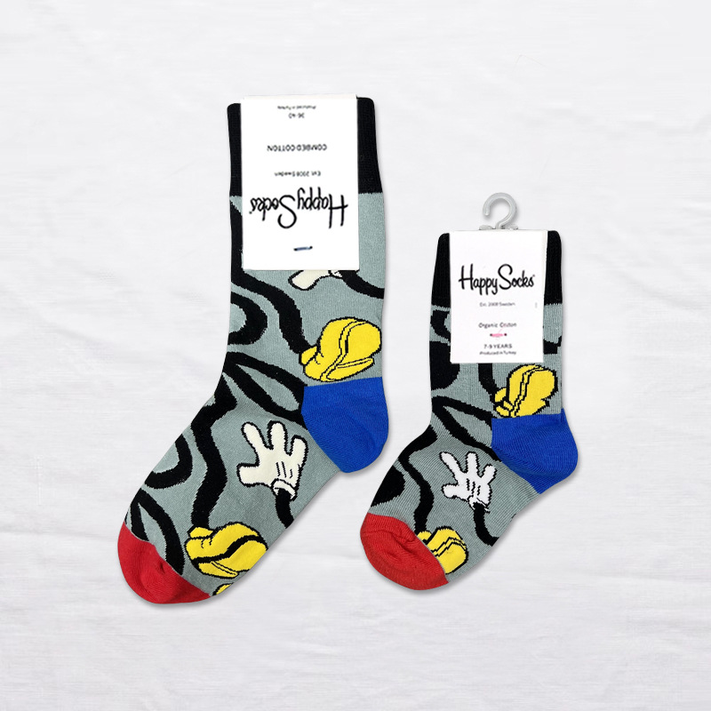Happy Socks children's socks mid tube socks men and women wear lovely wholesale - Picture 39 of 120
