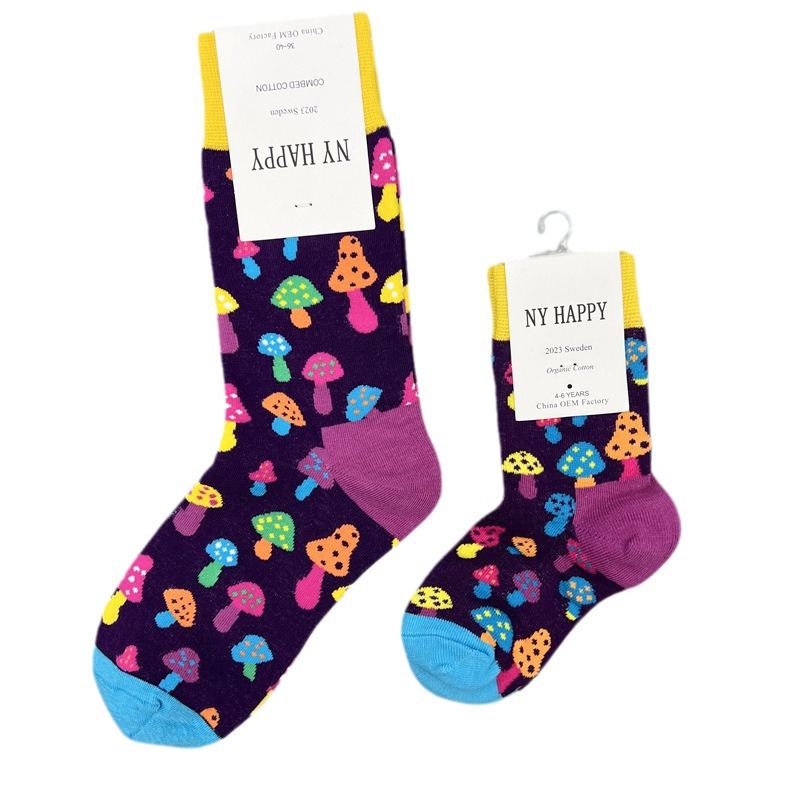 Happy Socks children's socks mid tube socks men and women wear lovely wholesale - Picture 41 of 120