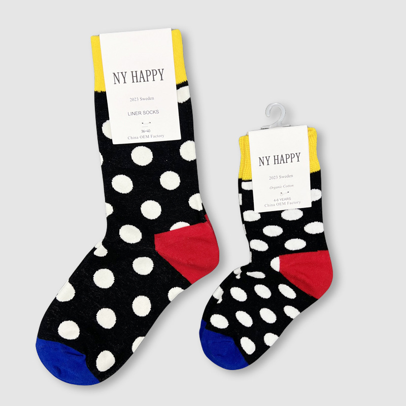 Happy Socks children's socks mid tube socks men and women wear lovely wholesale - Picture 51 of 120