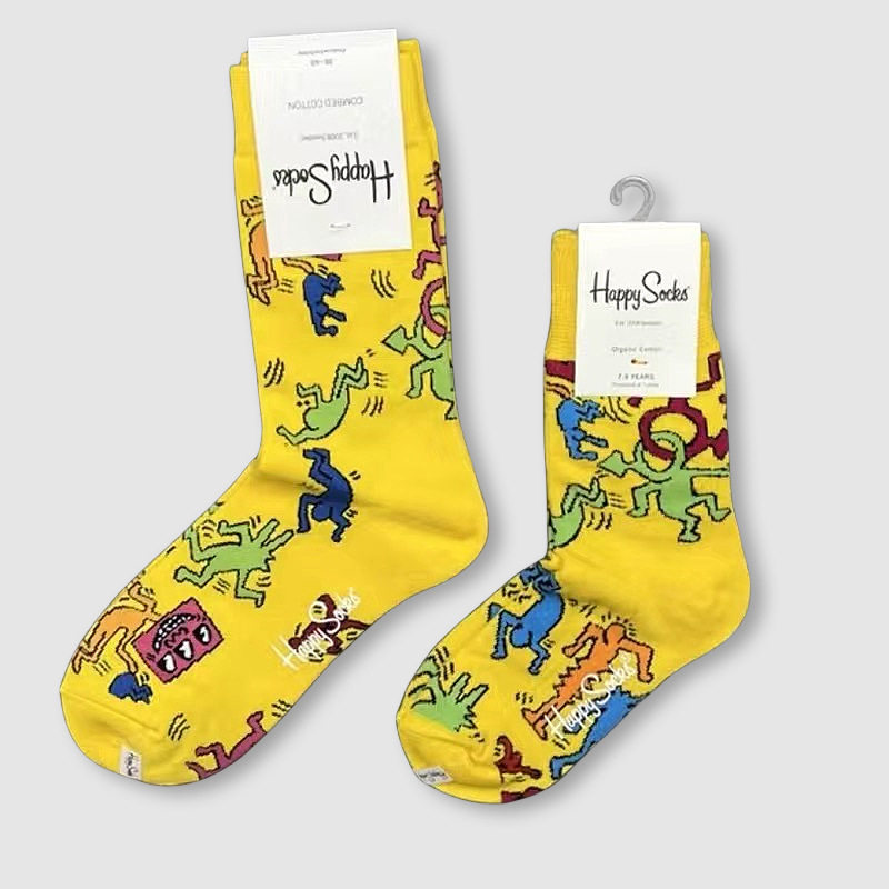 Happy Socks children's socks mid tube socks men and women wear lovely wholesale - Picture 52 of 120