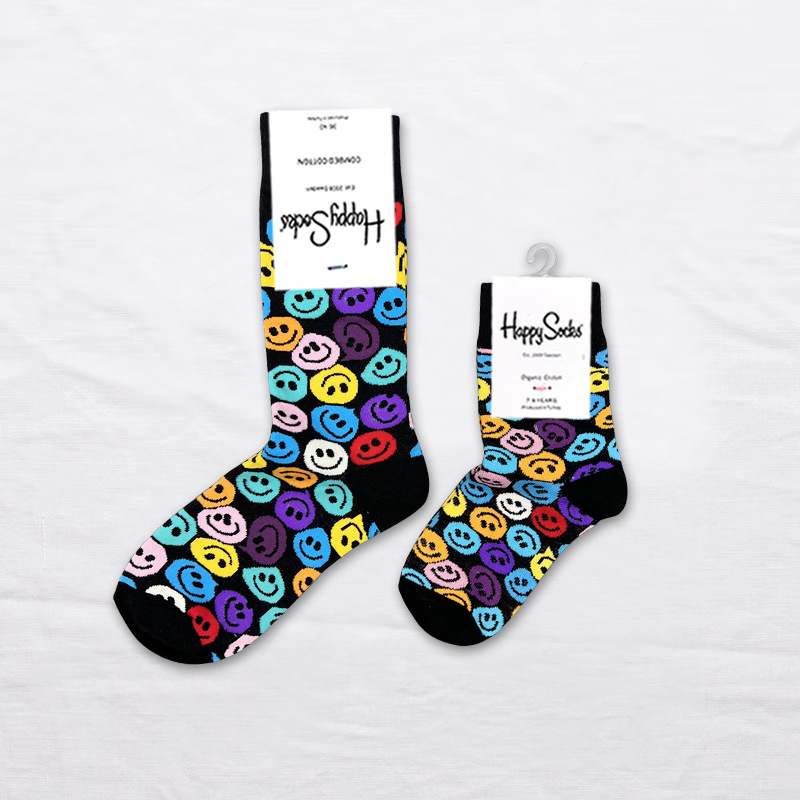 Happy Socks children's socks mid tube socks men and women wear lovely wholesale - Picture 54 of 120