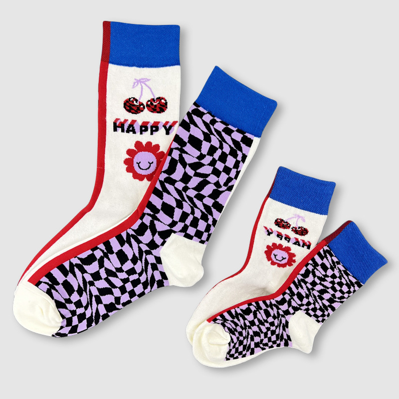 Happy Socks children's socks mid tube socks men and women wear lovely wholesale - Picture 58 of 120