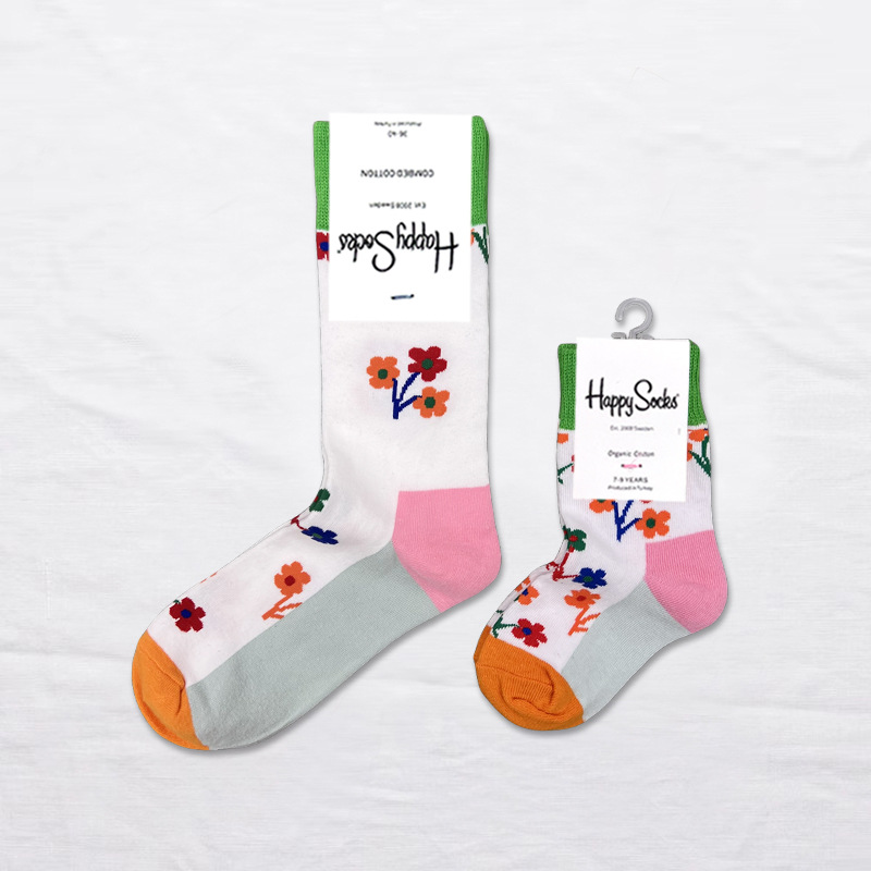 Happy Socks children's socks mid tube socks men and women wear lovely wholesale - Picture 59 of 120