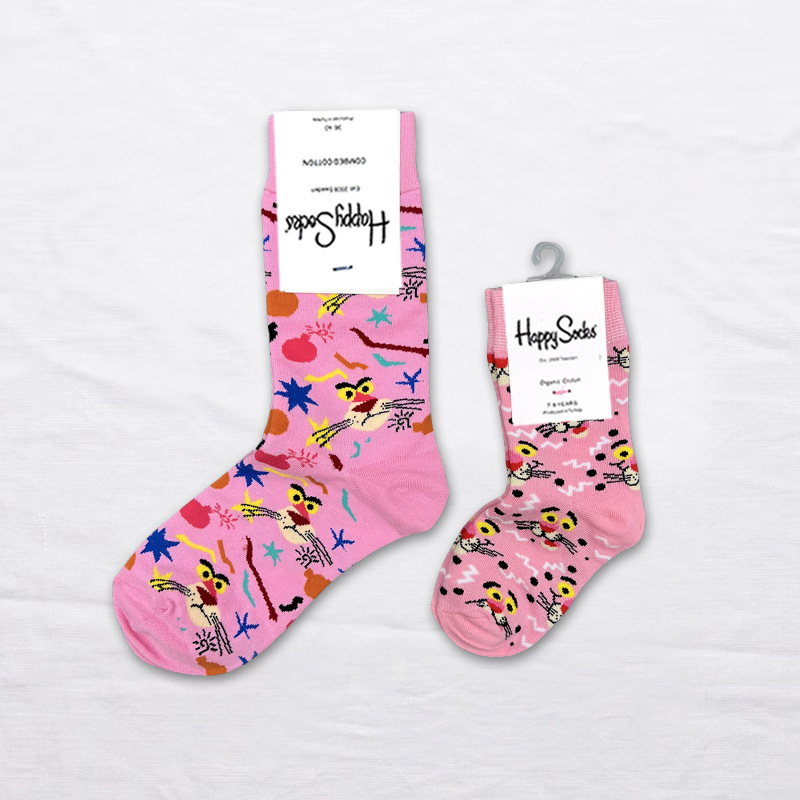 Happy Socks children's socks mid tube socks men and women wear lovely wholesale - Picture 68 of 120