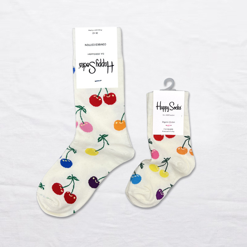 Happy Socks children's socks mid tube socks men and women wear lovely wholesale - Picture 70 of 120