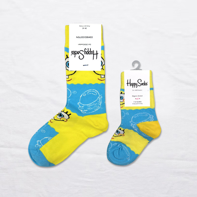 Happy Socks children's socks mid tube socks men and women wear lovely wholesale - Picture 73 of 120