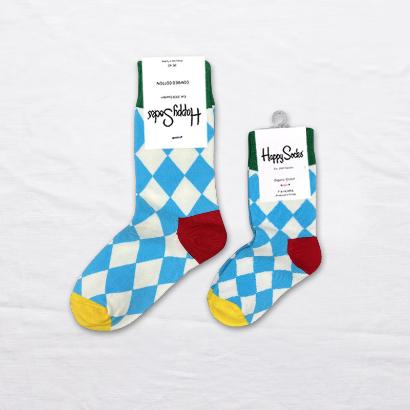 Happy Socks children's socks mid tube socks men and women wear lovely wholesale - Picture 76 of 120