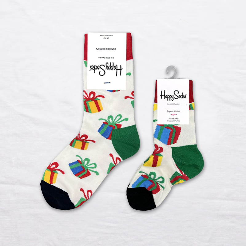 Happy Socks children's socks mid tube socks men and women wear lovely wholesale - Picture 77 of 120