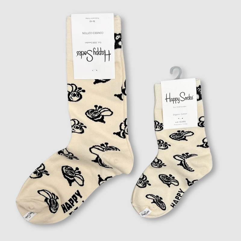 Happy Socks children's socks mid tube socks men and women wear lovely wholesale - Picture 78 of 120