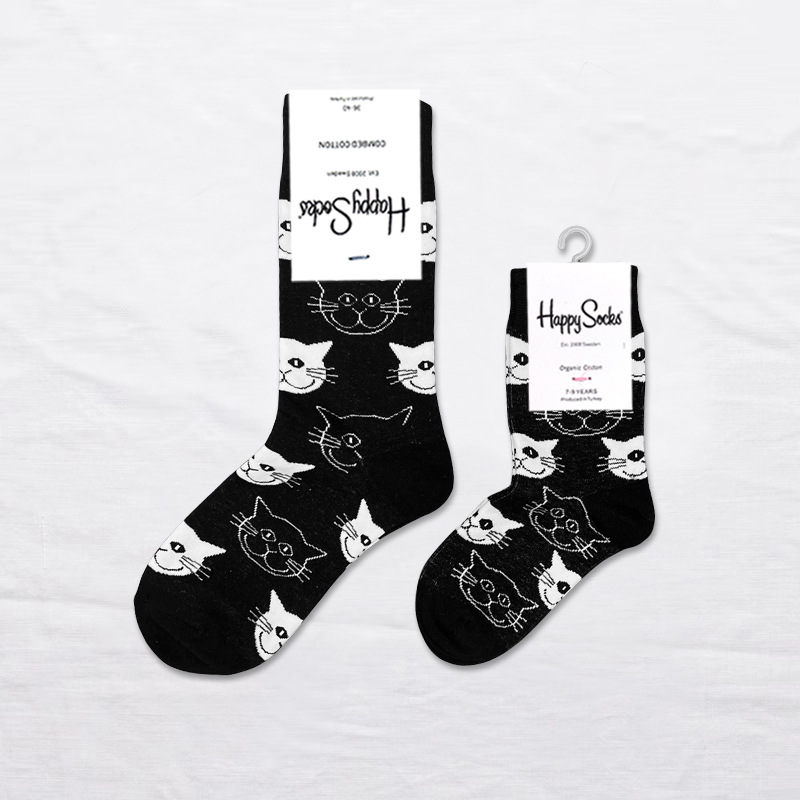 Happy Socks children's socks mid tube socks men and women wear lovely wholesale - Picture 82 of 120