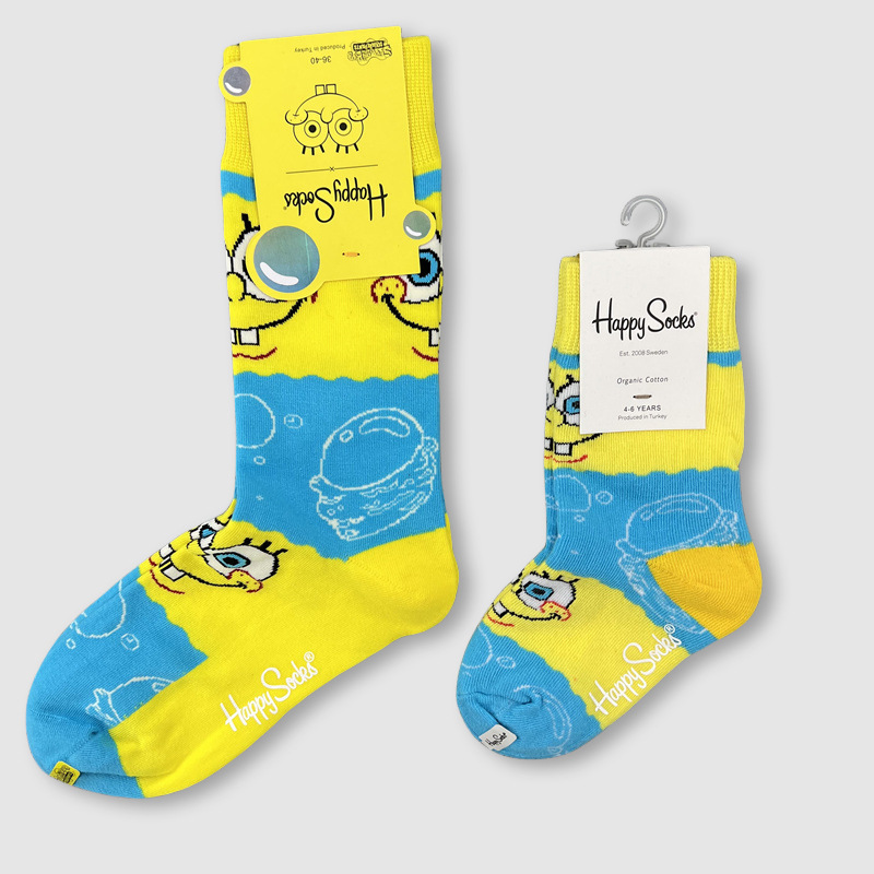 Happy Socks children's socks mid tube socks men and women wear lovely wholesale - Picture 93 of 120