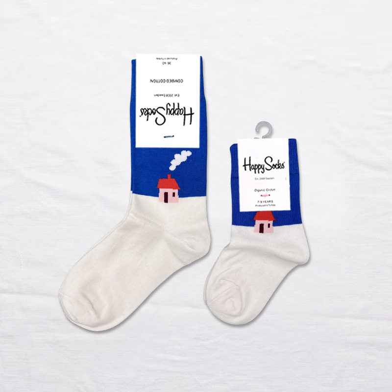 Happy Socks children's socks mid tube socks men and women wear lovely wholesale - Picture 96 of 120