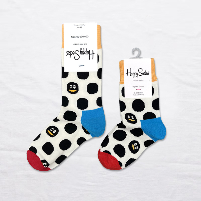 Happy Socks children's socks mid tube socks men and women wear lovely wholesale - Picture 108 of 120