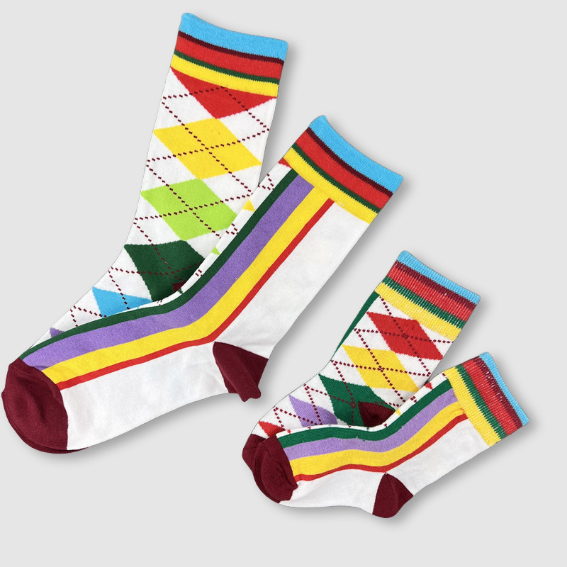 Happy Socks children's socks mid tube socks men and women wear lovely wholesale - Picture 109 of 120