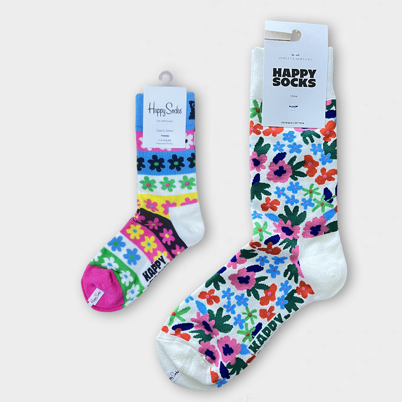 Happy Socks children's socks mid tube socks men and women wear lovely wholesale - Picture 112 of 120