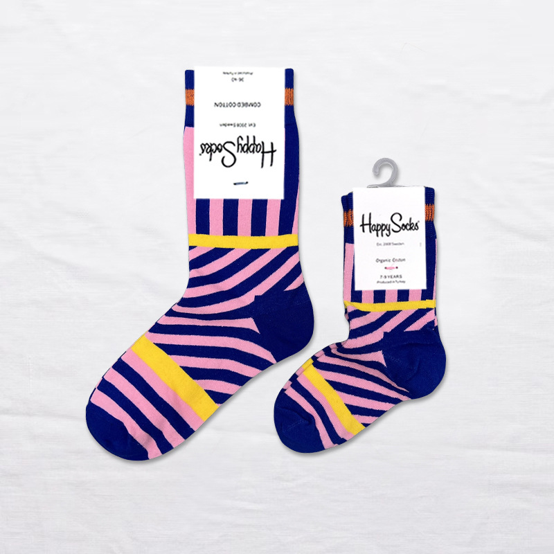 Happy Socks children's socks mid tube socks men and women wear lovely wholesale - Picture 113 of 120