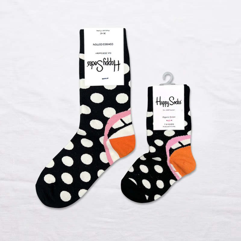 Happy Socks children's socks mid tube socks men and women wear lovely wholesale - Picture 119 of 120